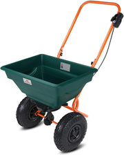 Carrello Spargitore 20L Pneumatici XXL Spandisabbia Spargisale Concimatore Spargisemi