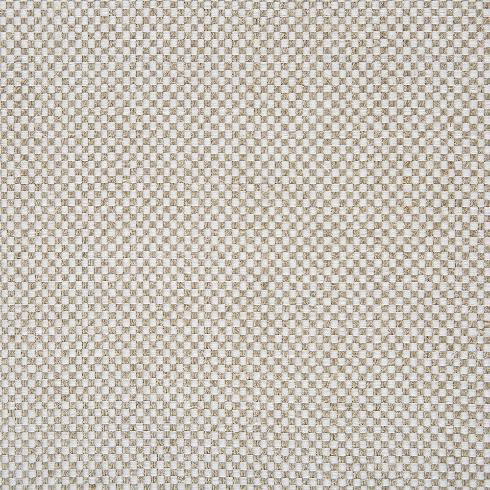 Pouf Cotone Beige Fili Nappe Decorativo Boho Rustico soggiorno