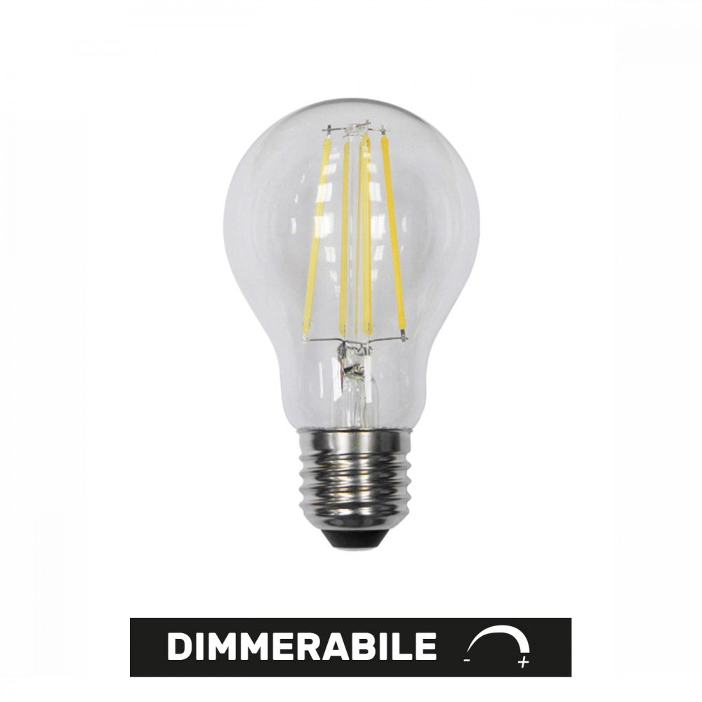 Alca power a60 10w 220v 1400lm 4000k e27 lampada classica dimmerabile a led