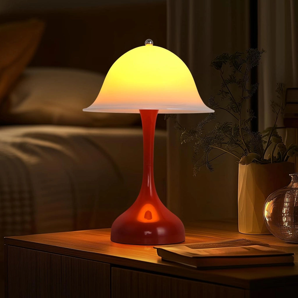 ZMH Lampada da tavolo LED USB ricaricabile luminosità regolabile per camera letto ufficio