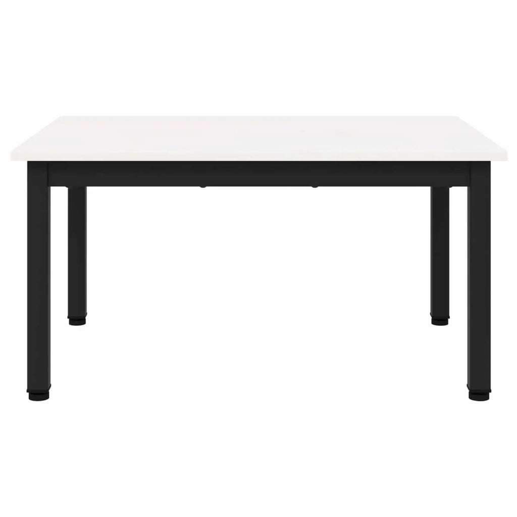 Tavolino da salotto Bianco 70 x 50 x 36 cm Pino massello 892764
