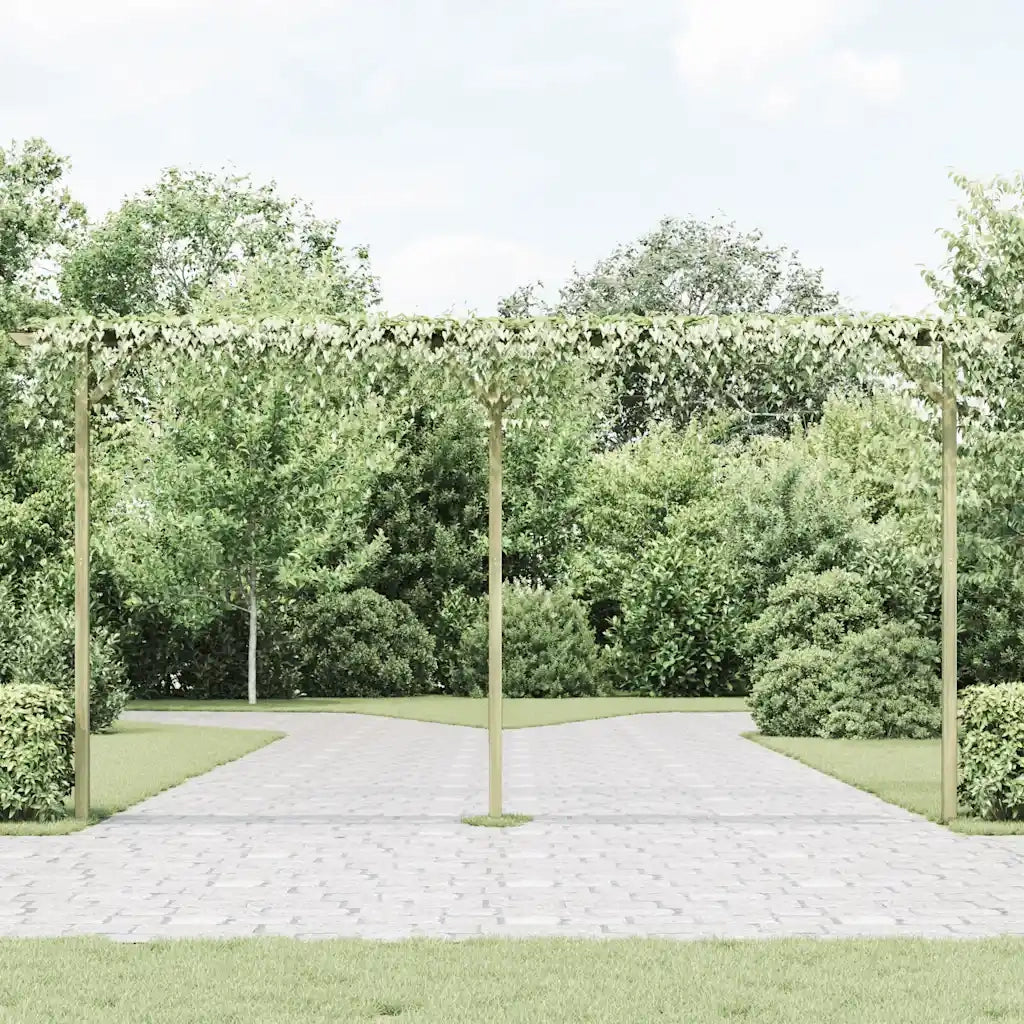 Pergolato da Giardino 410x40x203 cm in Legno 41664