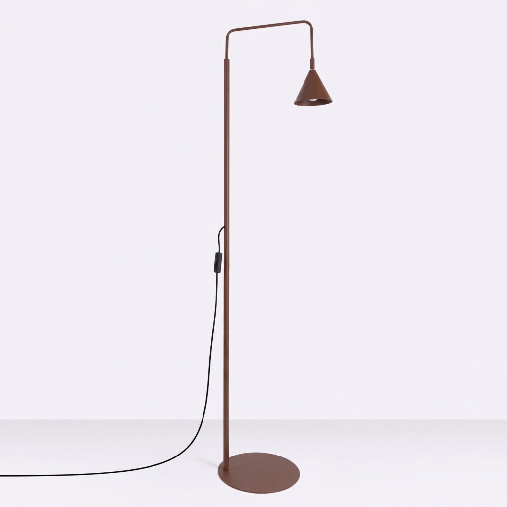 Lampada da terra NOX marrone