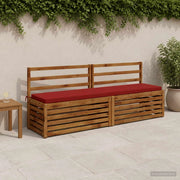 Cuscino per panchina SOEST 100% Poliestere Rosso Vino 949252