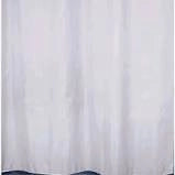 TENDA DOCCIA IN VINILE BIANCA 180X200