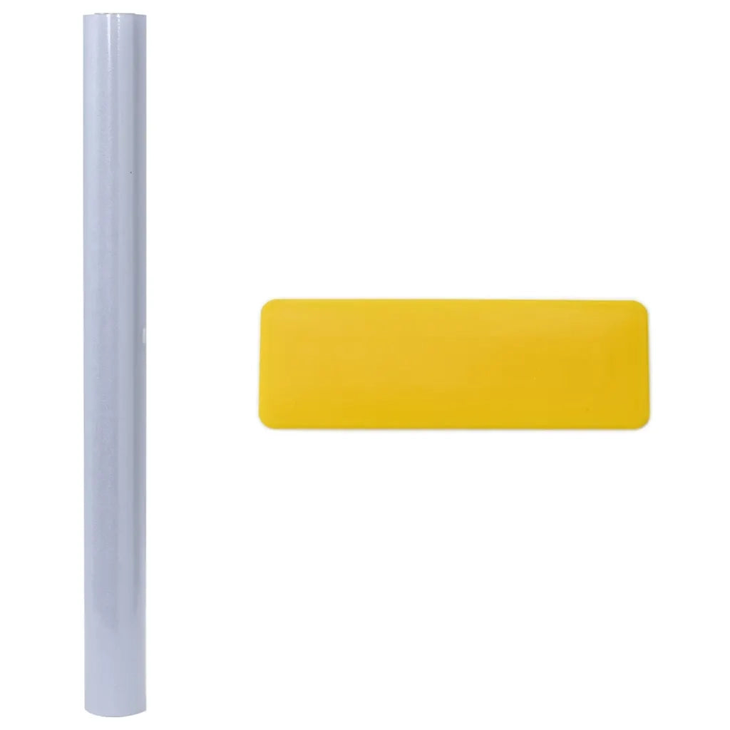 Pellicole Statiche Smerigliate Grigie 3pz in PVC 3208941