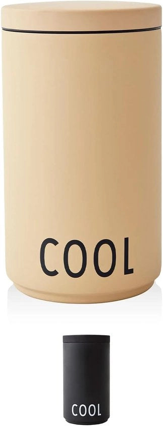 Scatola Frigorifera e Bacinella di ghiaccio - Design Scandivano in acciaio inossidabile a doppia parete per mantenere freddo per ore 1.1 L - Refrigeratore per vino e champagne