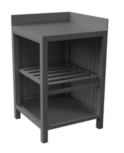 Modulo cucina lavabo angolare Greenwood antracite 60x60