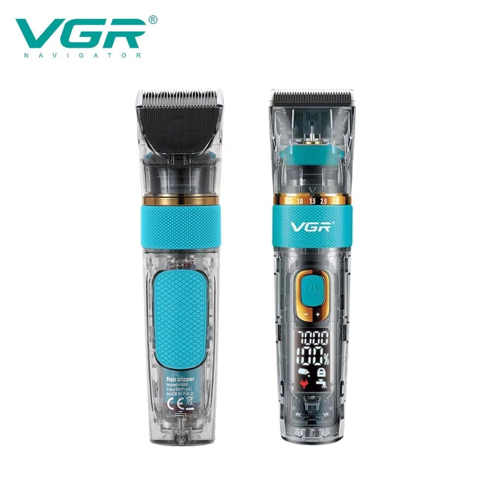 Trade Shop - Tagliacapelli Professionale Rotella Zoom Ipx7 Impermeabile 3 Velocità Vgr V-695 -