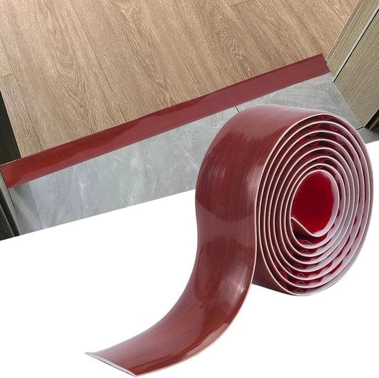 Profilo di transizione in PVC per pavimento in laminato e moquette, colore zoccolo scuro