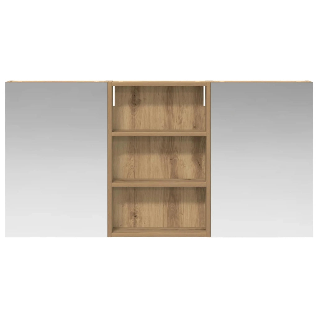 Set di Armadi da Bagno con porta 3 pcs 120 x 10,5 x 60,5 cm 3403735