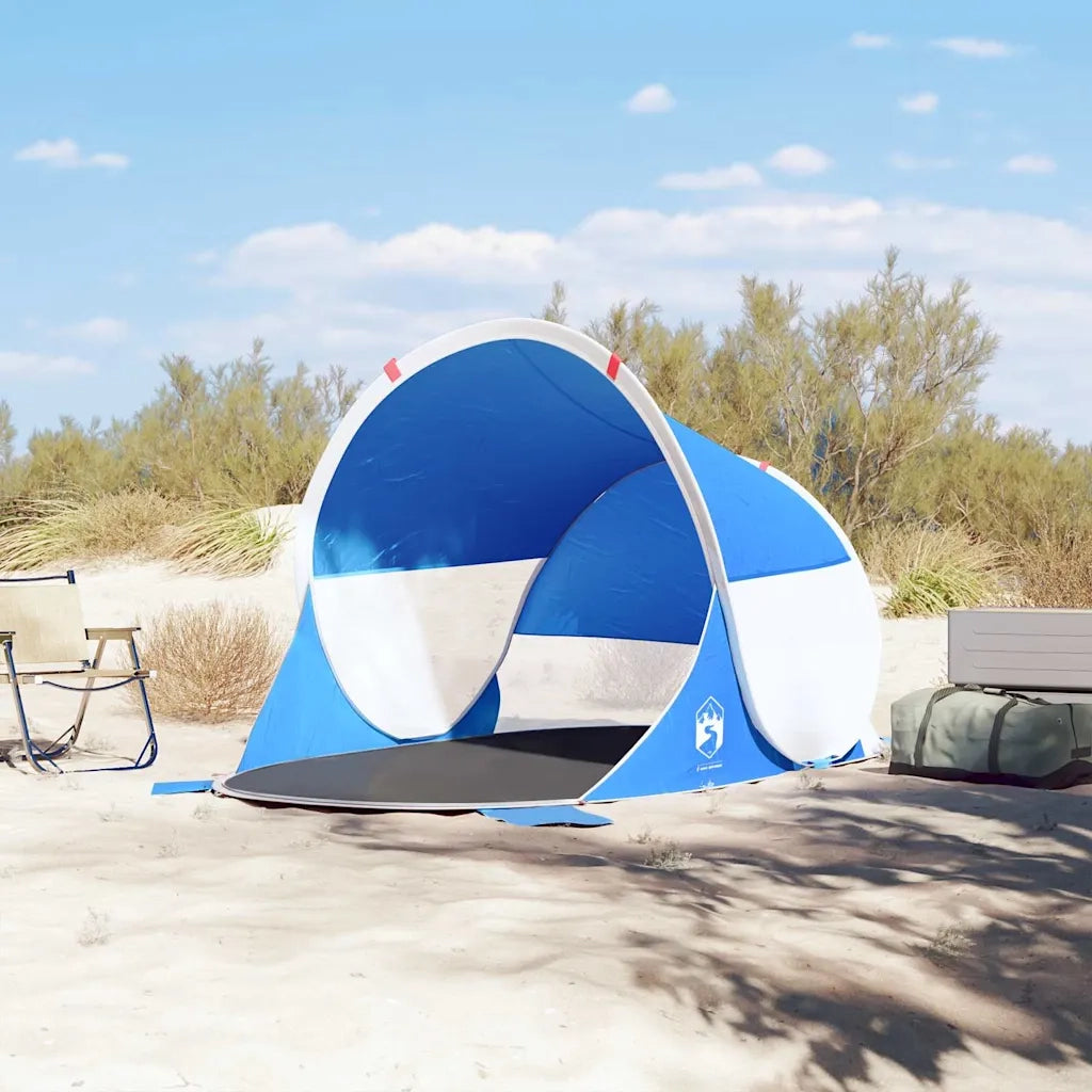 Tenda da Spiaggia Pop-Up - Tenda da campeggio Azzurra Impermeabile 529038