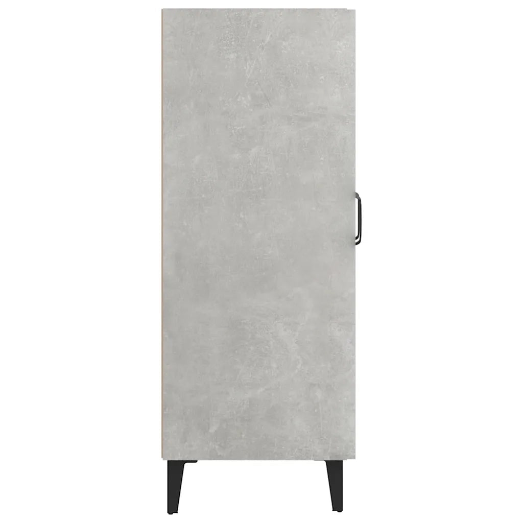 Credenza Grigio Cemento 69,5x34x90 cm in Legno Multistrato cod mxl 5764