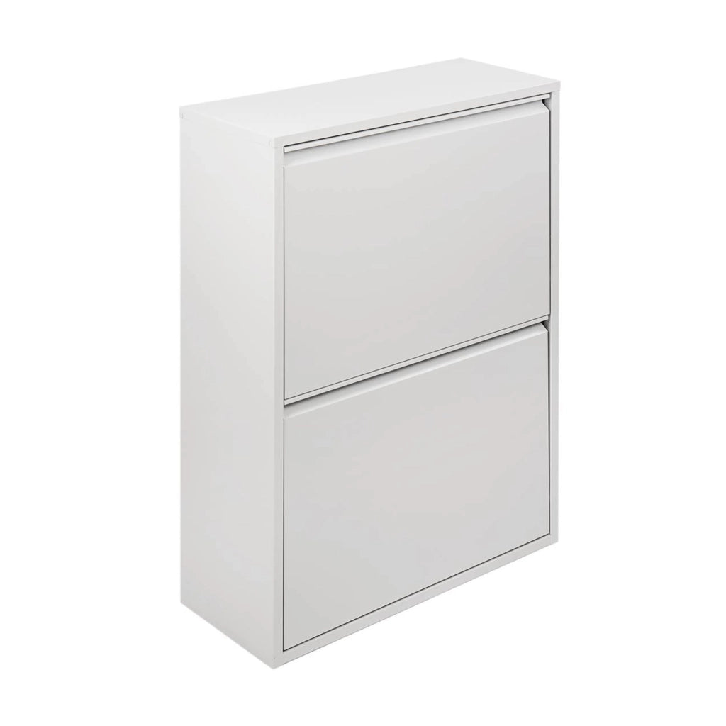 Contenitore per Rifiuti Anukhatun, Pattumiera Capacità 72 (18 per Secchio), 60x25x93h cm Bianco