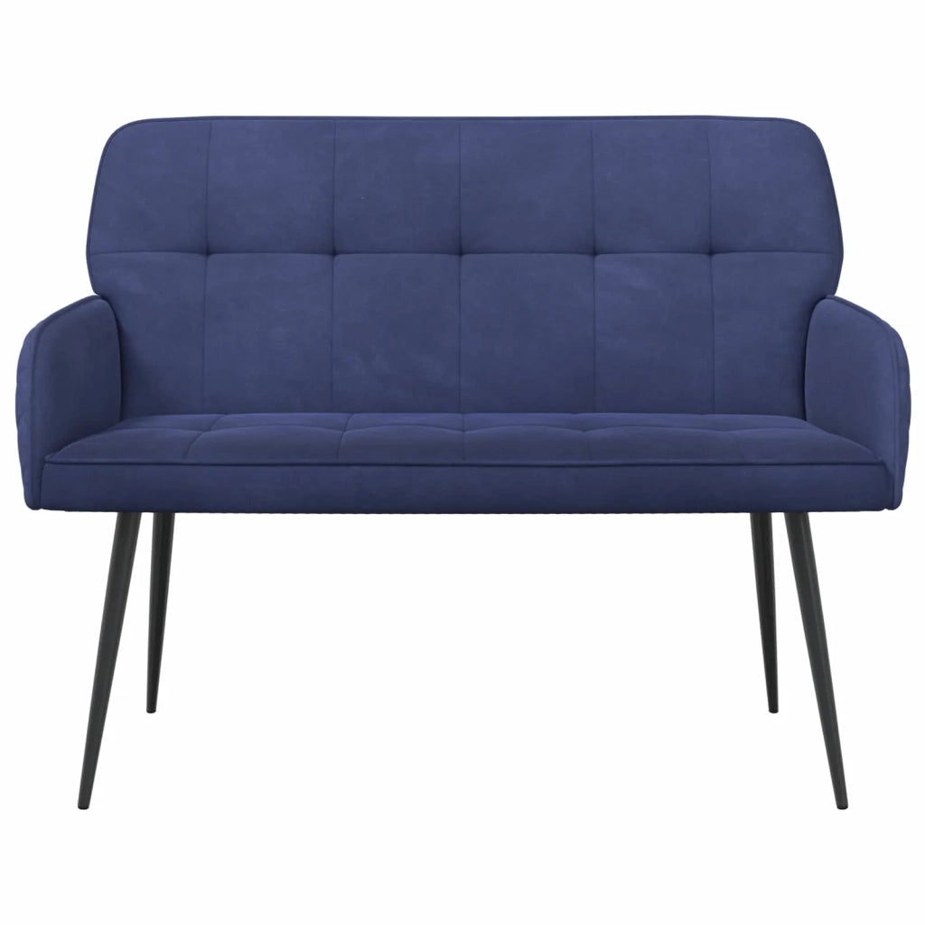 Divano a 2 posti con gambe in metallo 2 posto Blu Polizia 42051063