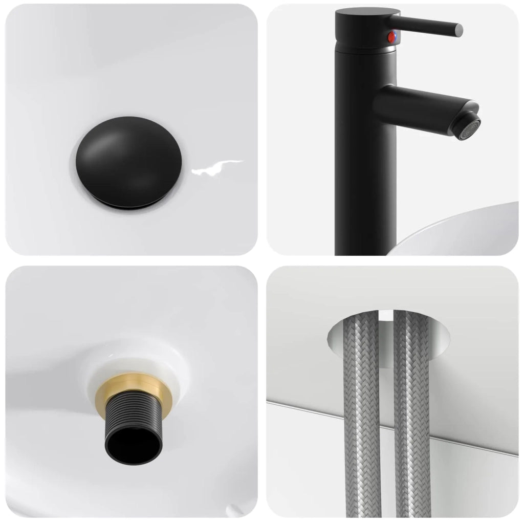 Set di Armadi da Bagno 5 pcs Bianco 53 x 15,5 x 70 cm 3406607