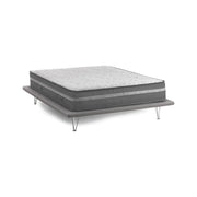 Arial, Materasso Piazza e Mezza Sfoderabile Made in Italy, 190x120x32h cm Grigio