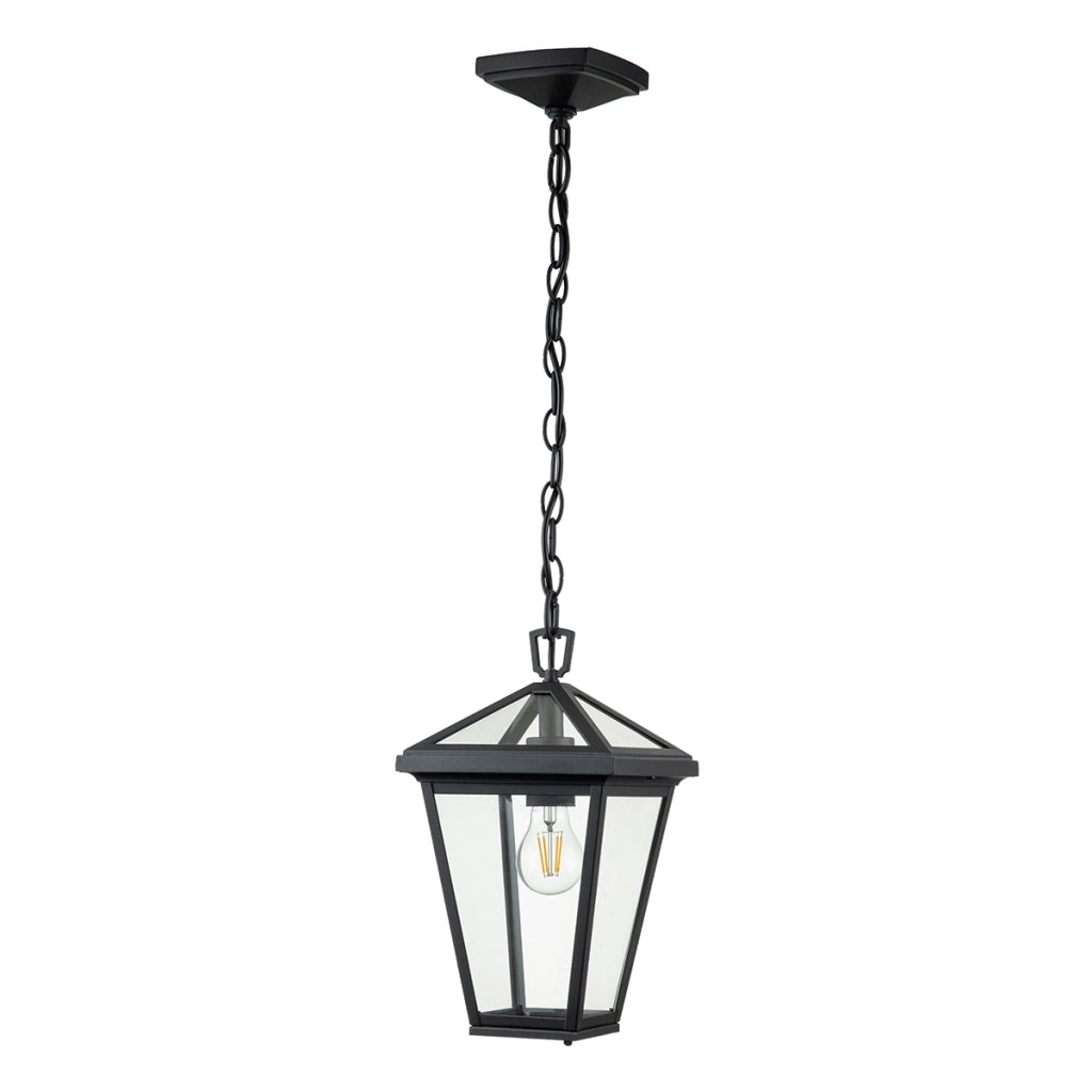 Lampada sospesa esterna Alford Place nera E27 60W Quintiesse
