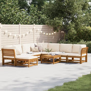 Set Salotto Giardino 9 pz con Cuscini Legno Massello di Acacia 3214298