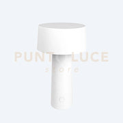 LAMPADA DA TAVOLO WIRELESS MUSH LED 3W 3000°K  200lm A BATTERIA BIANCO