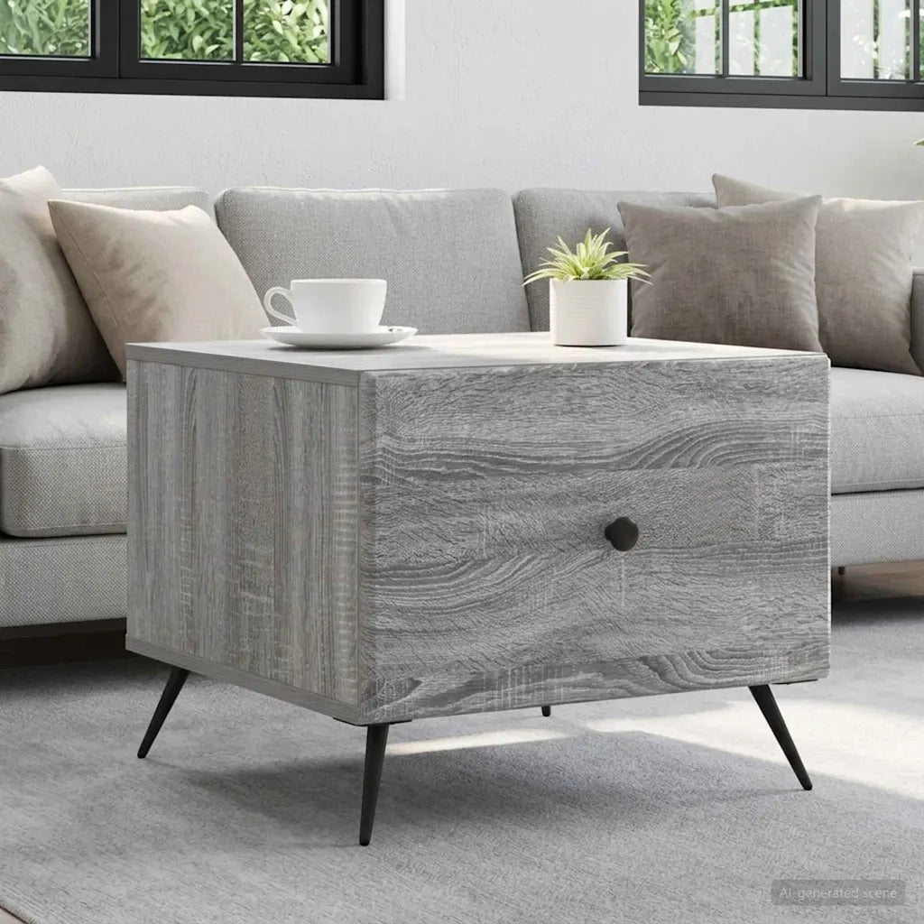 Tavolino da salotto Grigio Sonoma 49 x 50 x 40 cm 895661