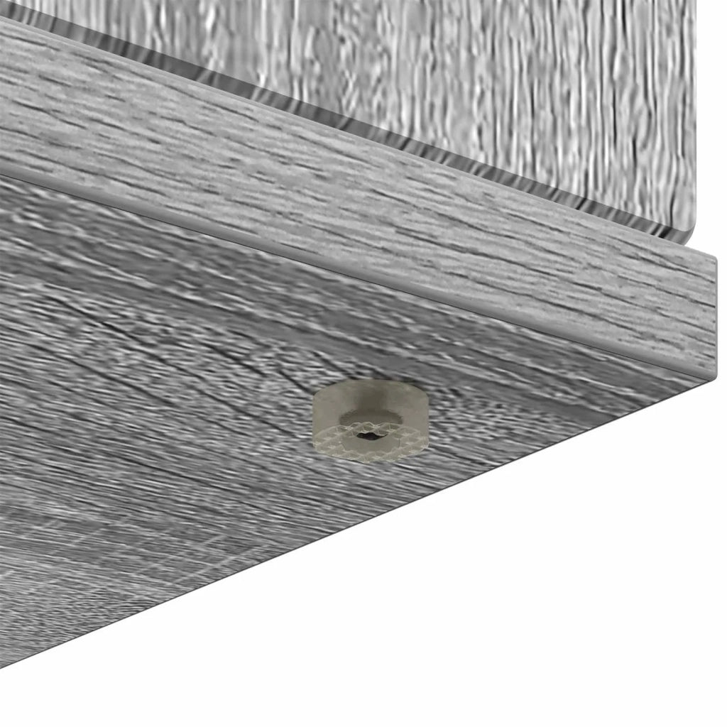 Cornice per camino Sonoma grigio 100 x 20 x 100 cm 8006621
