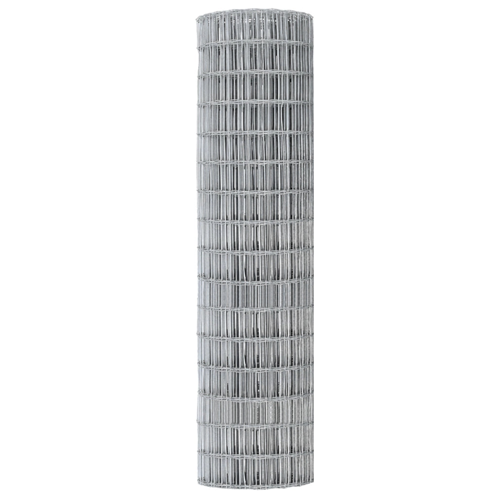 Recinzione Euro 1x25 m in Acciaio Galvanizzato