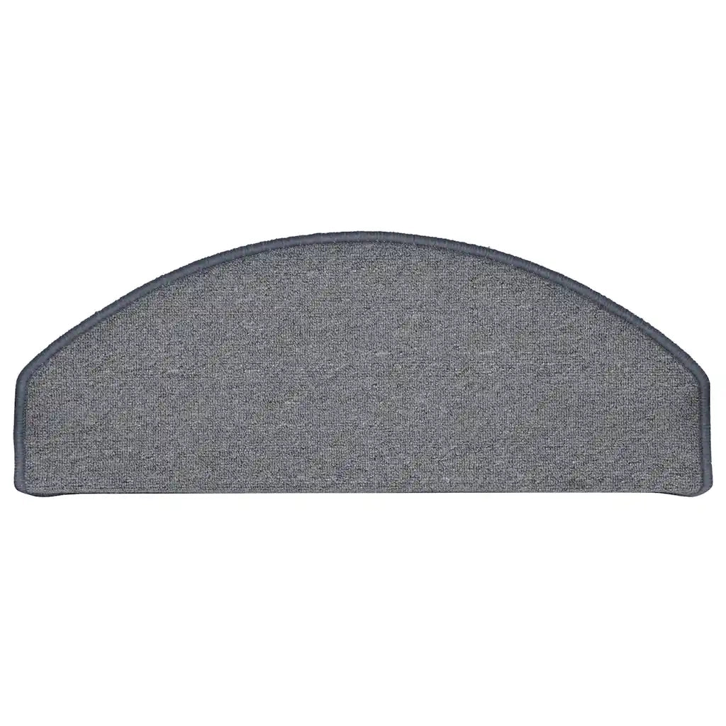 Tappetini per Scale 15 pz Grigio Chiaro e Blu 65x24x4 cm cod mxl 64282