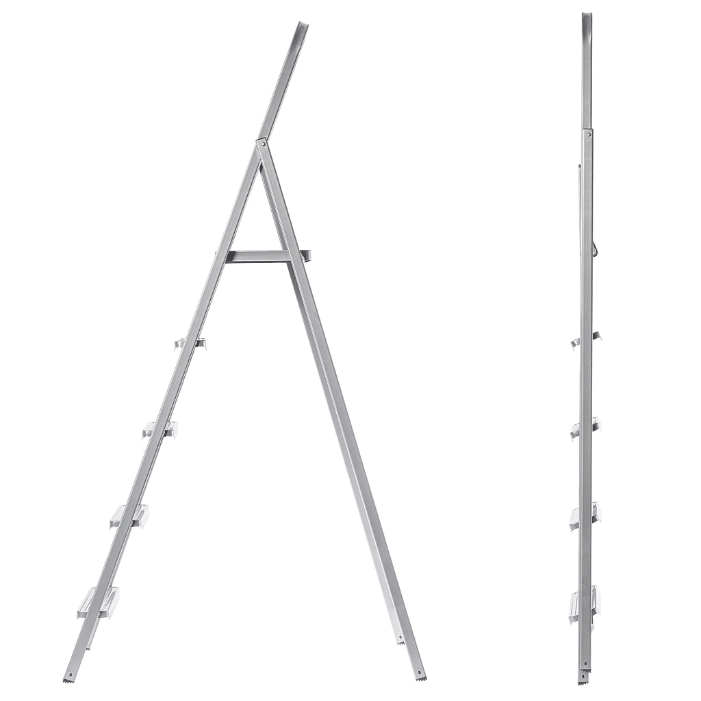 Scala domestica pieghevole in acciaio KADAX a 5 gradini, lato singolo