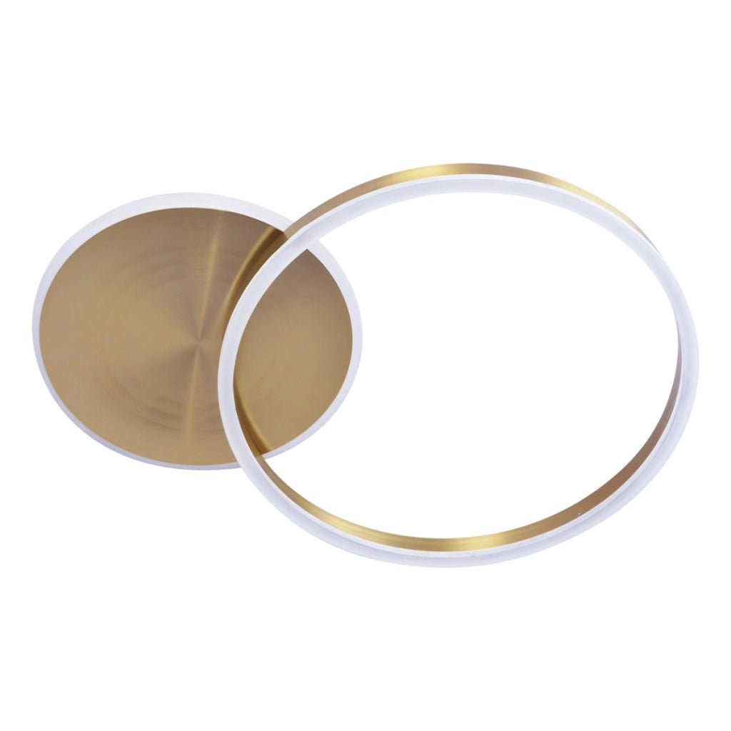 Plafoniera LED ad anello ROMAN oro 40W 4000K Polux
