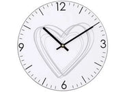 OROLOGIO MURO CUORE A MATITA- - ø cm.30 - 1 pezzi XTRA