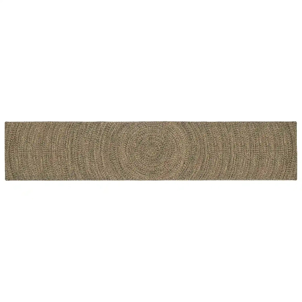 Tappeti per area Naturale e Nero 60 x 400 cm Juta