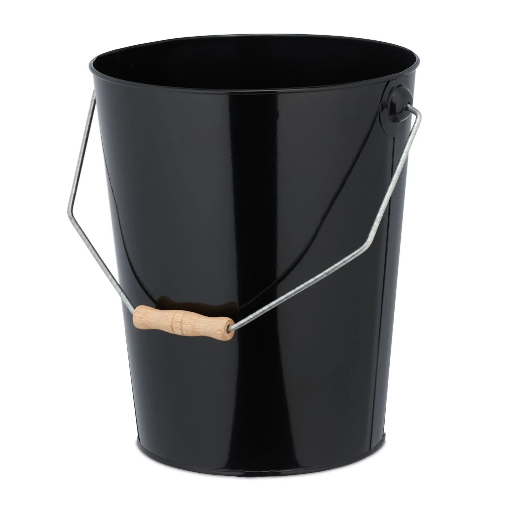 Secchio per carbone versatile con comoda maniglia 14 l in ferro nero 13_0016740