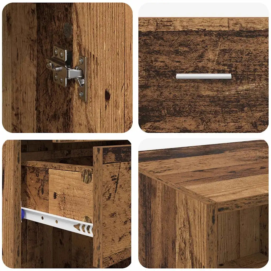 Credenza Legno vecchio 50 x 42,5 x 225 cm Legno multistrato 3402815