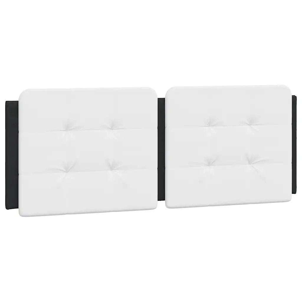 Giroletto senza Materasso-Struttura Letto Zadar Nero e Bianco 140x190 cm in Similpelle