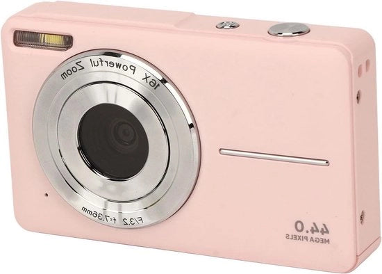 Camera Video FHD 1080P con Autofocus 44 MP Compatta con 16x Zoom Digitale per Bambini - Rosso