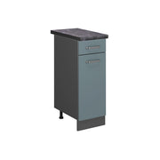 Vicco Mobiletto base per cucina Grigio-blu 30 cm , PL Antracite