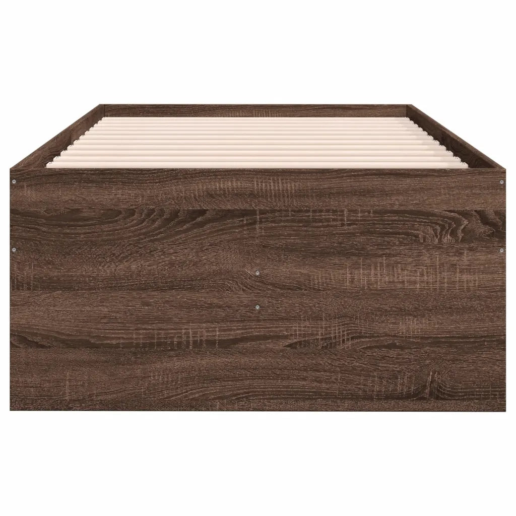 Divano Letto con Cassetti senza Materasso 75x190 cm 3280894