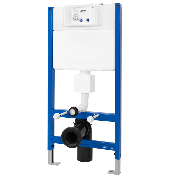 Supporto Set Da Incasso Per Vasi Wc Con Bottone H Black