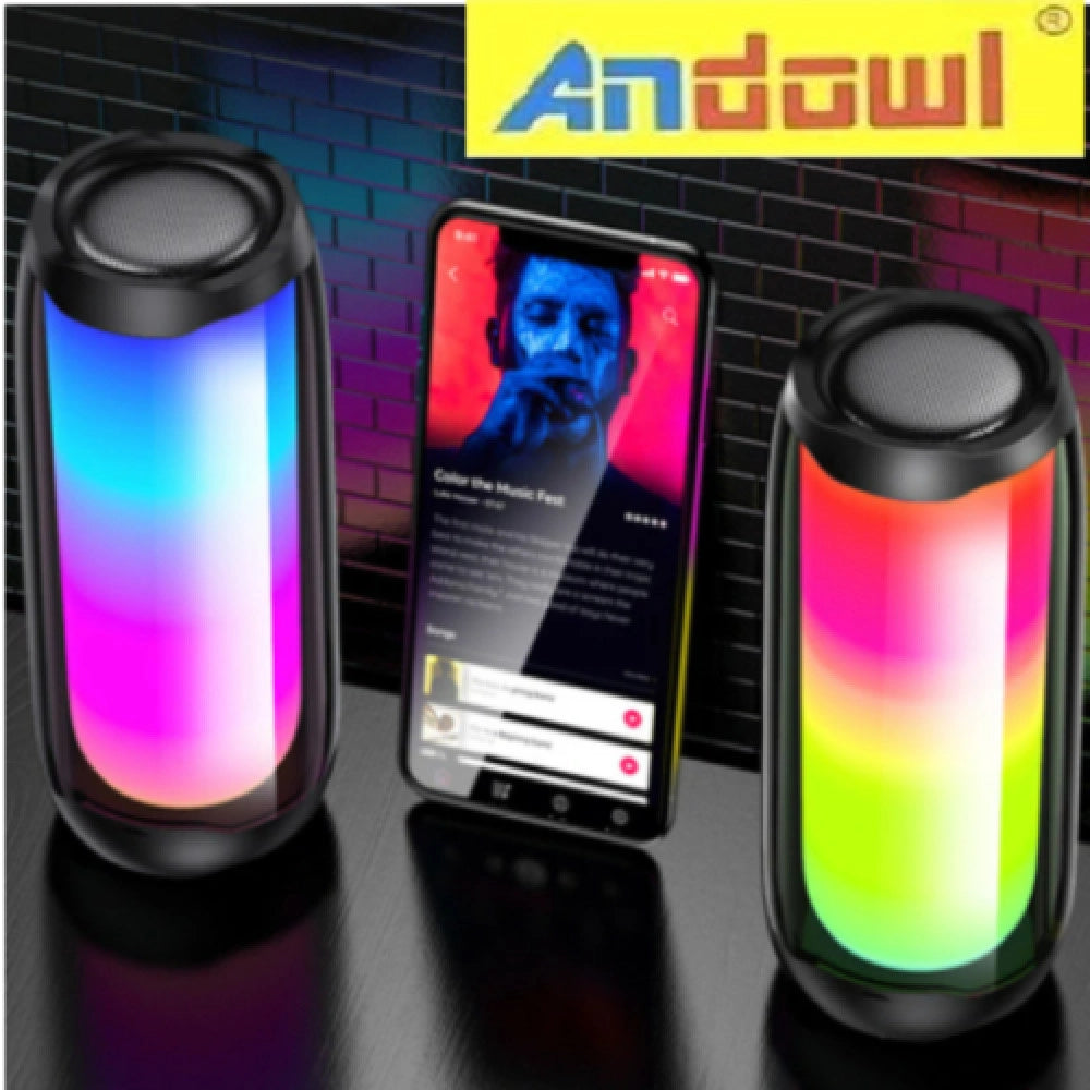 Trade Shop - Cassa Speaker Wireless Portatile Altoparlante Bluetooth 5.0 A Colori Q-yx6680 -