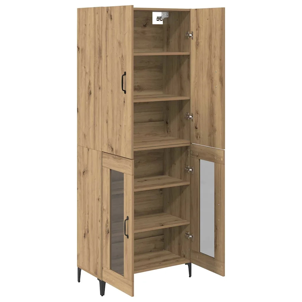 Credenza-Buffet-Armadio da cucina Rovere artigianale 69,5 x 34 x 180 cm 869552