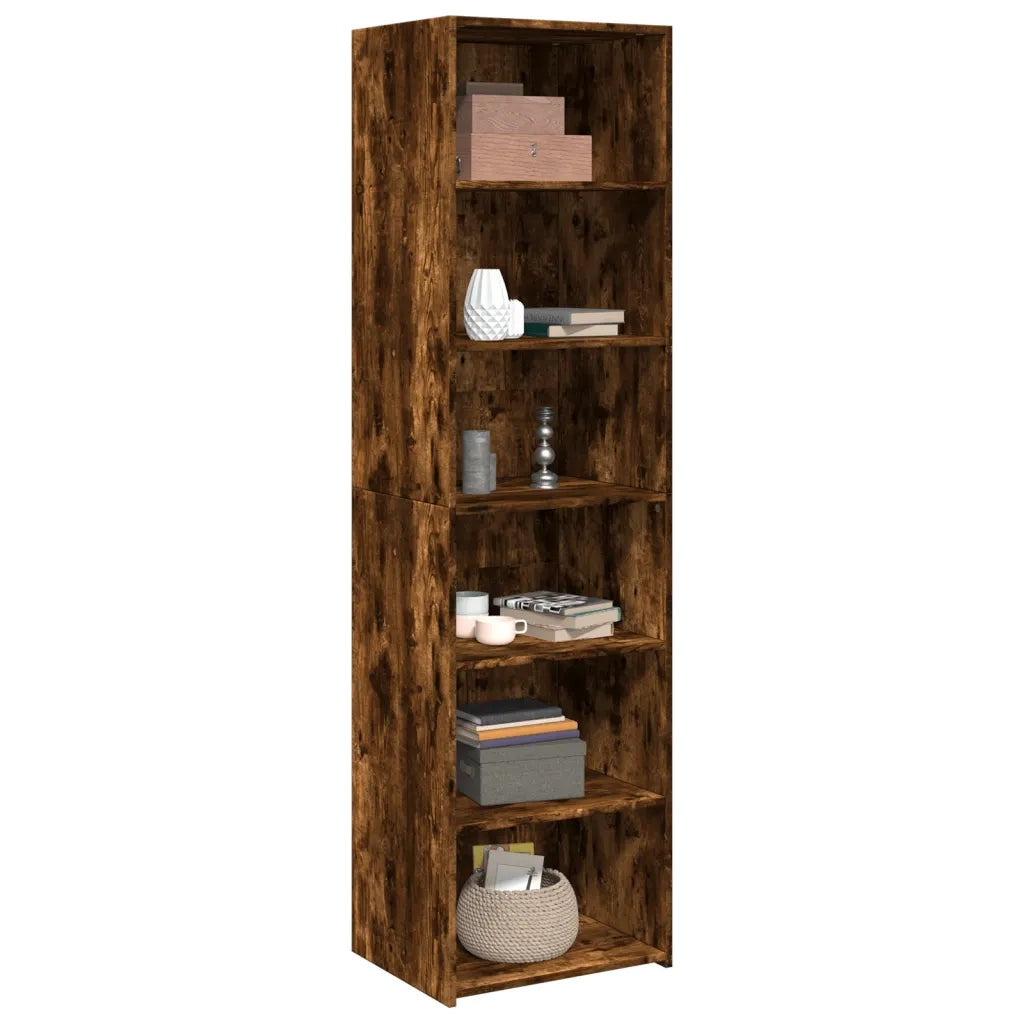 Credenza Rovere Fumo 50x41x185 in Legno Multistrato 3281684