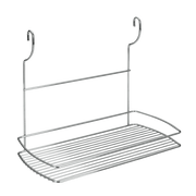 Mensola Ad 1 Ripiano Cromata Grande 35X18X30 Cm - Metaltex