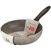 Trade Shop - Padella Alta Antiaderente Antigraffio Saltapasta ø 20-22-24-26-28-30-32-34 Cm Cucina -    -20 Cm   -