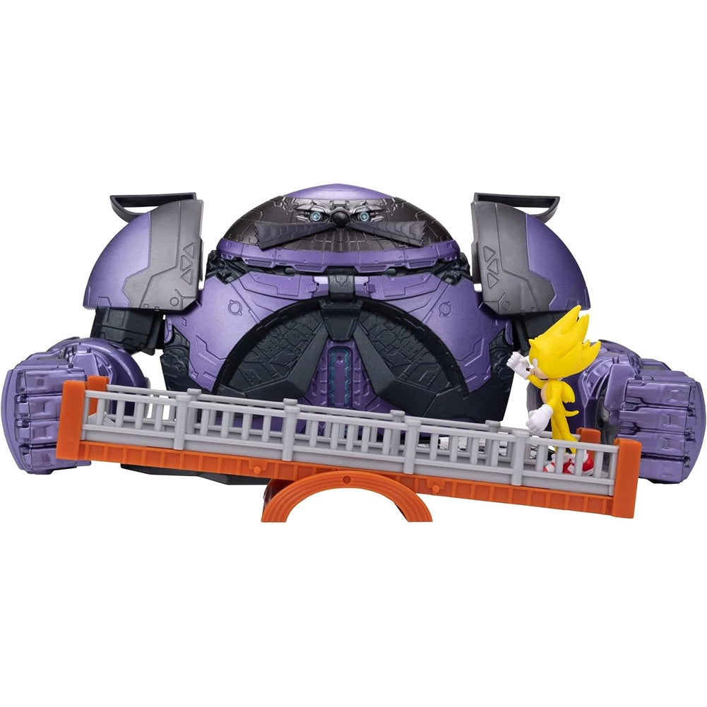 Sonic The Hedgehog Playset Battaglia Finale Giant Eggman Robot con Personaggio