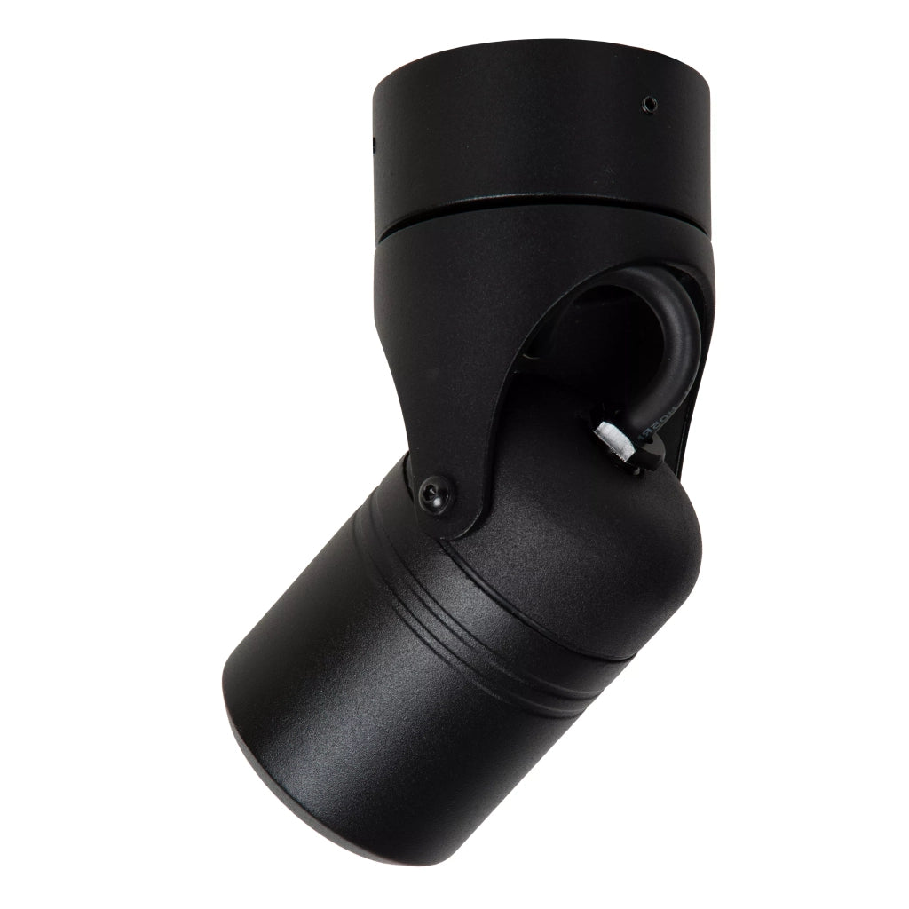 Plafoniera esterna Niort Lucide GU10 max 6W nera IP44
