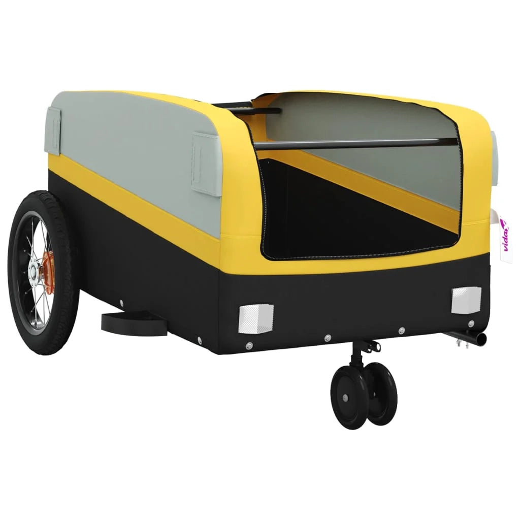 Rimorchio per trasporto biciclette 30 kg ferro giallo 02_0044137