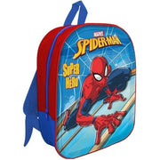Trade Shop - Zainetto Superman Stampa Rilievo 3d Super Hero Bambini Scuola Asilo Elementari -