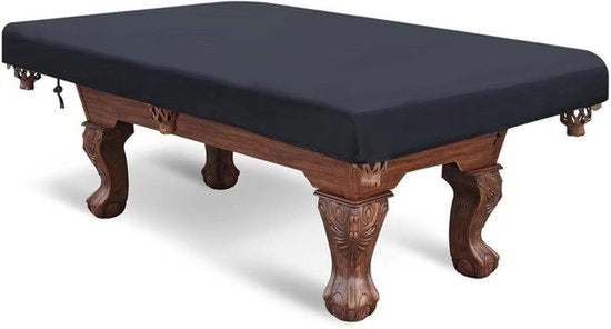 Tavolo da biliardo, impermeabile, resistente ai colori, resistente al vento e resistente ai graffi, adatto per tavoli da biliardo (nero, 7FT: 235*135*20cm).