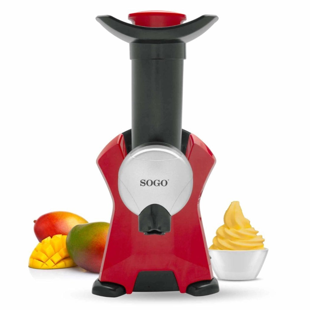 Macchina per gelato alla frutta congelata, prepara sorbetti e dessert sani senza zucchero, 250W con ricettario incluso - Sogo